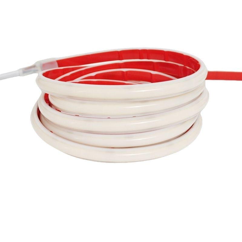 Low-voltage 24v light strip, outdoor step decoration, water-soaked self-adhesive led soft light strip, solid silicone cob waterproof light strip full figure