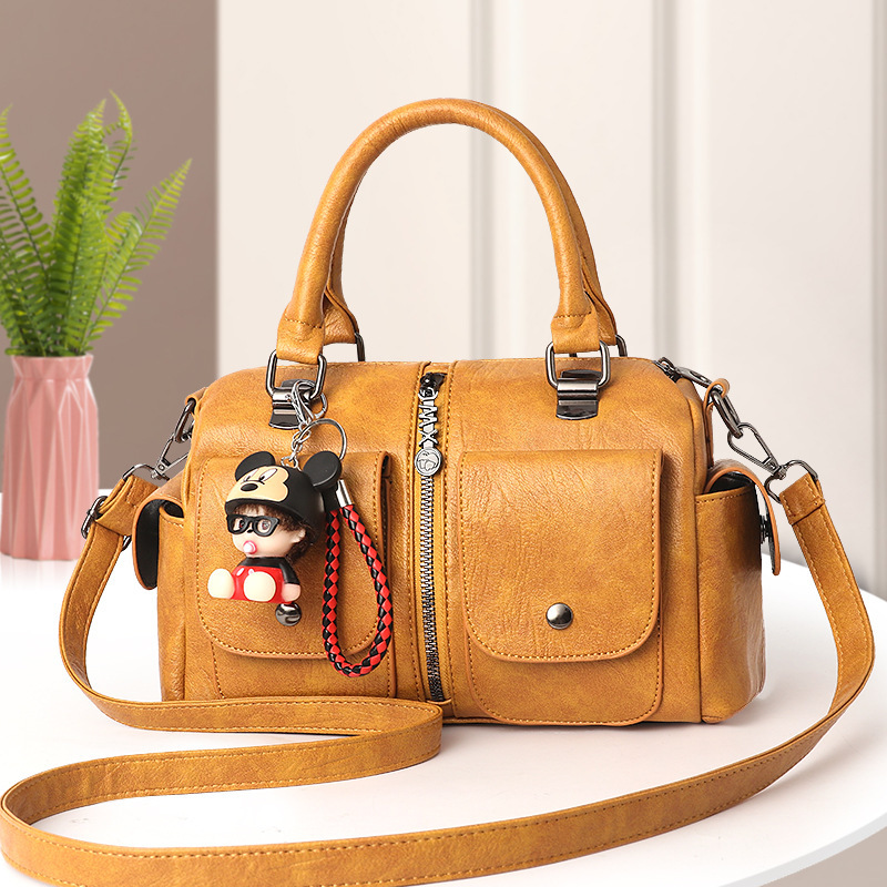 New ladies' handbags, fashionable single-shoulder bags, women's bags, European and American trend PU leather pillow bags, crossbody bags, one-piece consignment Application Scenario