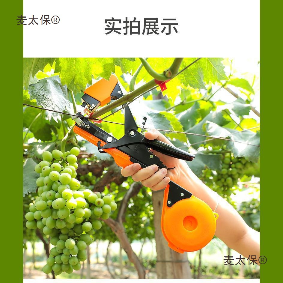 Branch binding machine, agricultural tomato vine binding machine, branch binding, grape binding, cucumber binding, tape, nail binding, branch binding, vine binding, wheat Taibao Item Picture