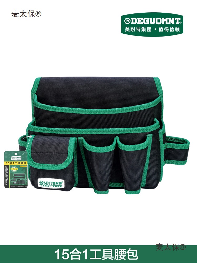 Menait electrician special tool bag crossbody bag, multi-functional quick-hanging installation tool bag for woodworking ground, belt, Maitaibao Application Scenario