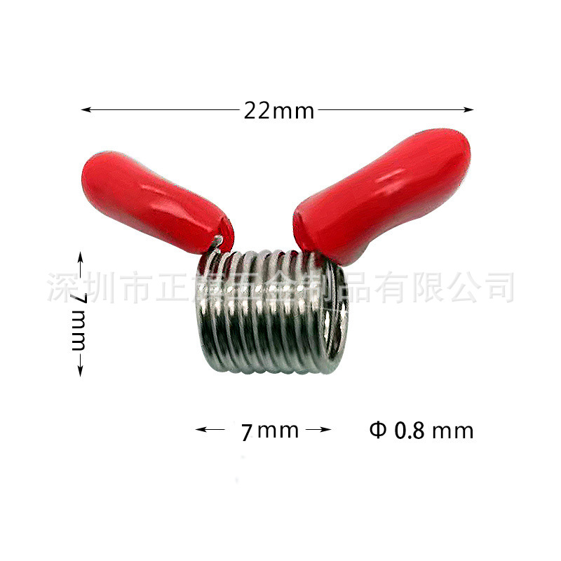 DIY jewelry with beaded stop spring, anti-drop wire spring, string beaded stop clamp undefined