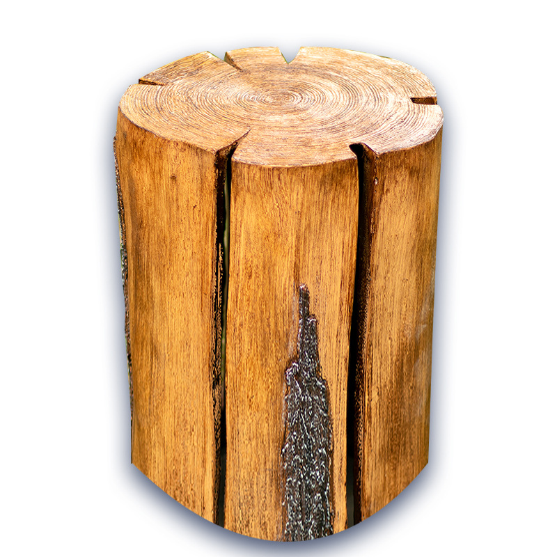 Outdoor hollowed-out illuminated tree stump lights, shaped lights, decorative lawn lights, garden villa scenic area lighting, shaped landscape lights Item Picture