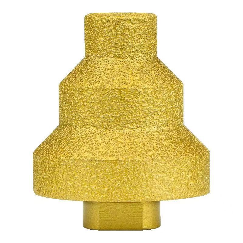 Cross-border brazing tower drill bit, step hole expander, diamond chamfering and trimming magic tool, Angle grinder, stone hole opener full figure