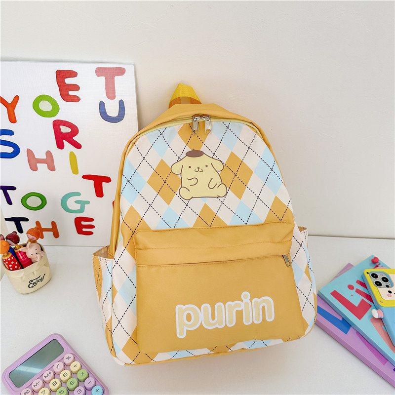 The new printed children's backpack is simple, cartoon and animated. It's a lightweight and cute cartoon children's backpack details Picture