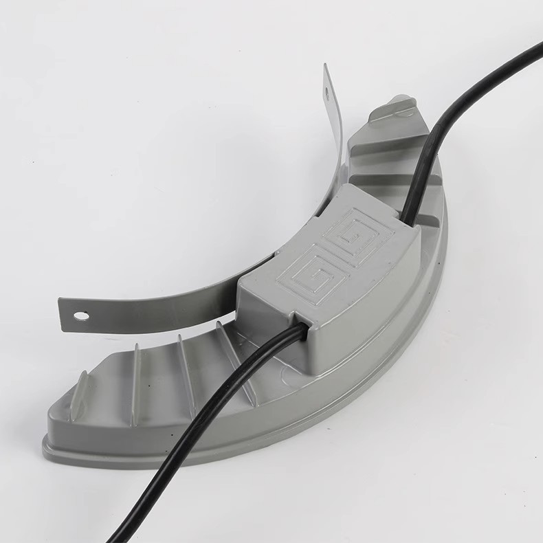 Outdoor waterproof constant light led corrugated lamp, arc-shaped roof, ancient building pavilion beautification, crescent-shaped decorative spotlight details Picture