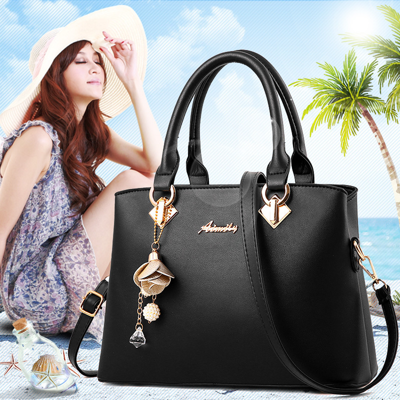 2022 Korean Spring/Summer New women's Bag: Simple and fashionable handbag, trendy single-shoulder crossbody killer bag Specification drawing