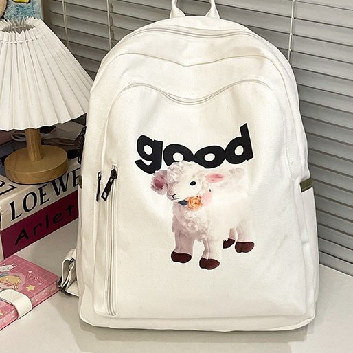 New large-capacity cute cartoon backpack for autumn and winter, a versatile backpack with a casual and girlish style Application Scenario