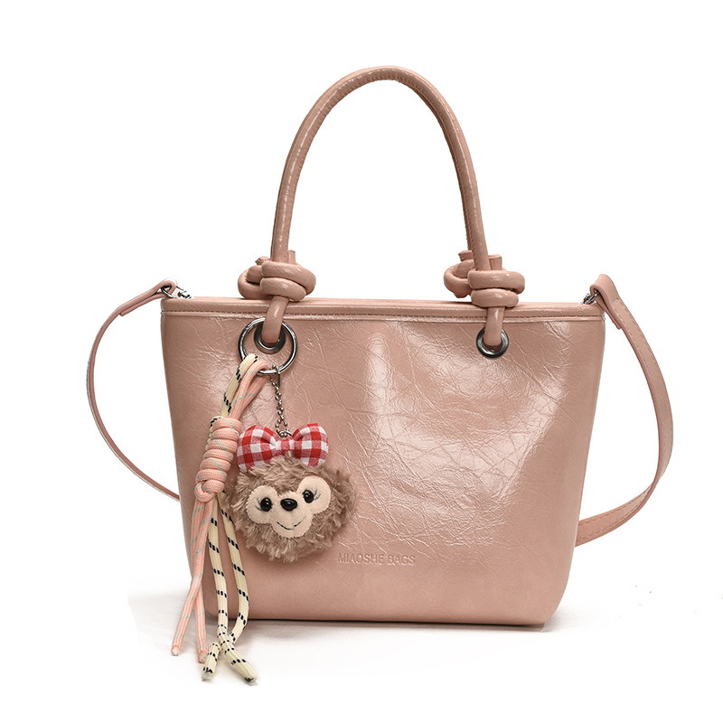 High-end and stylish small bag for women, 2024 new casual and versatile single-shoulder crossbody bag, trendy and fashionable hand-held bucket bag Item Picture