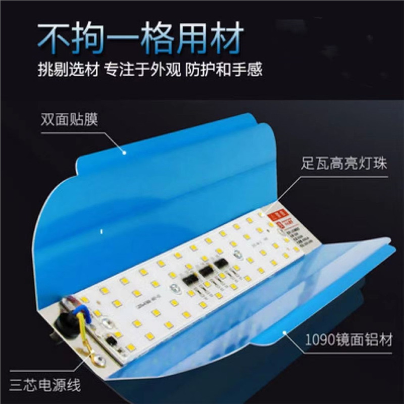 led iodine tungsten lamp, construction site overtime work lamp, construction site led construction lighting lamp, ultra-bright searchlight Application Scenario