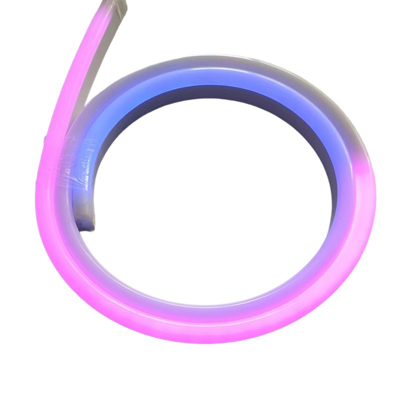 Outdoor waterproof light strip side-emitting iridescent DMX512RGBW light strip programmable horse-running iridescent neon light strip 12 Item Picture