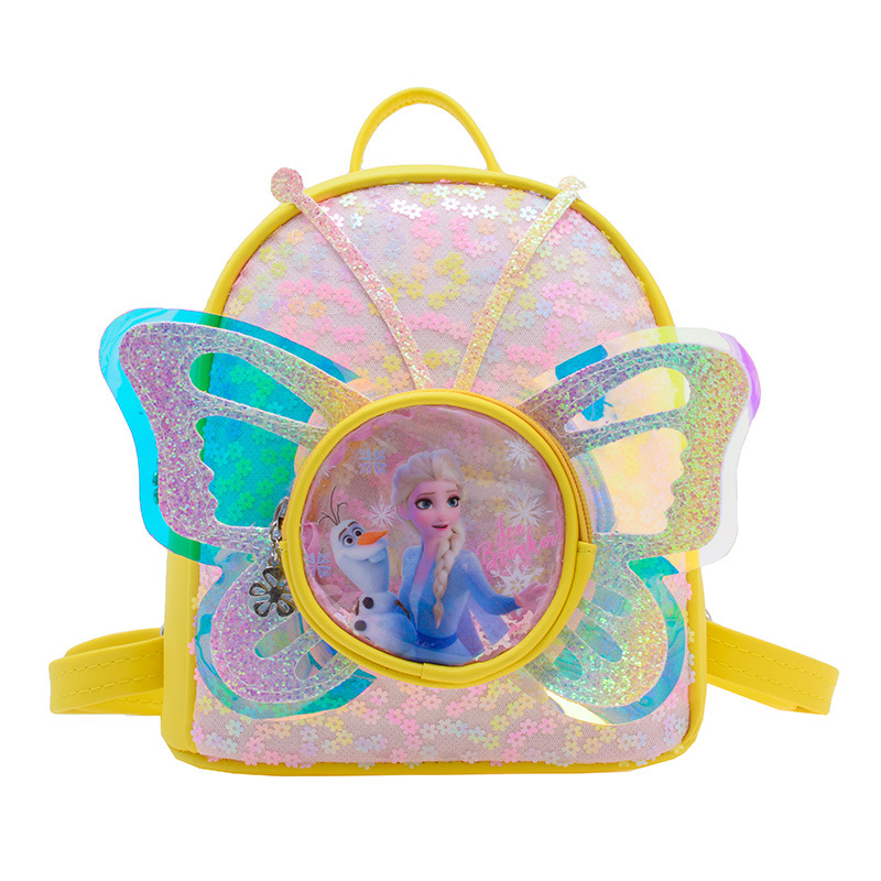 New sequined baby schoolbag for kindergarten girls, cute princess, 3-6 years old small class entry, small schoolbag, children's backpack 2 Item Picture
