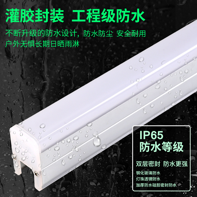 In-stock LED strip lights, outdoor IP65 waterproof exterior wall lighting project outline lights, single-color running lights, wall-washing lights details Picture