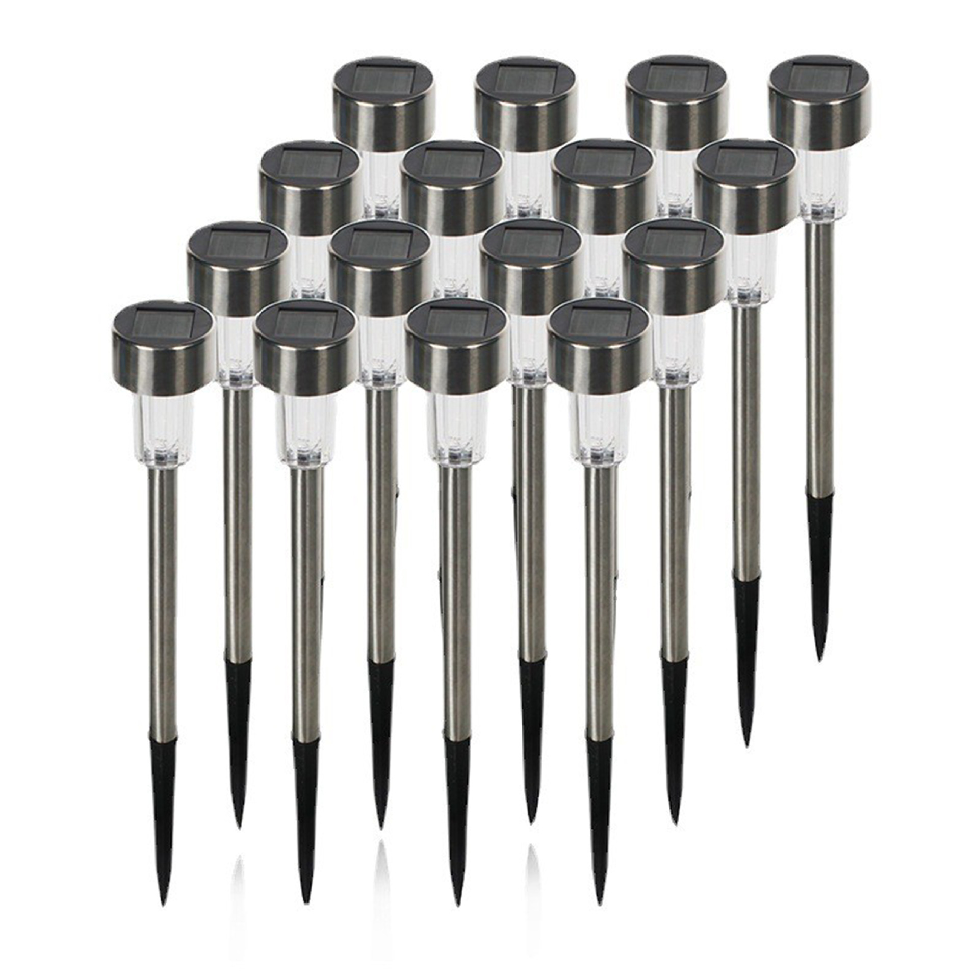 Lawn lights, outdoor lighting, stainless steel solar lights, community villas, gardens, courtyards, ground plug-in landscape lawn lights Item Picture