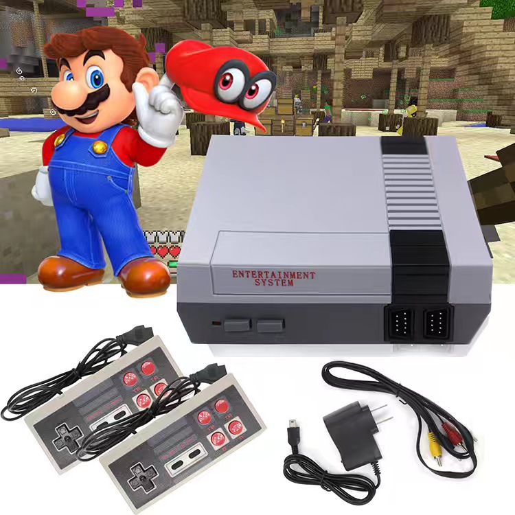 nes Mini 620 New TV game console, NES game console, nostalgic classic FC Red and White game console TV Application Scenario