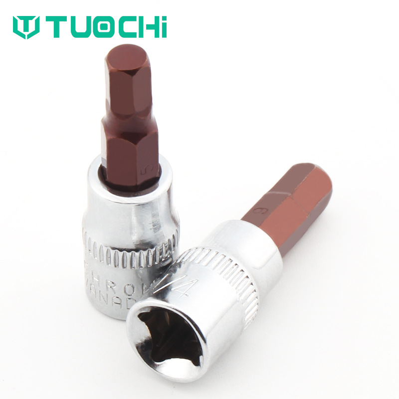1/4 screwdriver sleeve screwdriver, hexagon socket, hexagon socket, cross head, cross-shaped spline head, screwdriver head Application Scenario