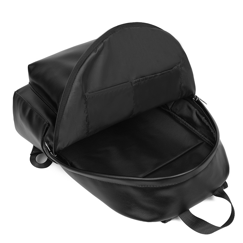 A new cross-border trendy and personalized embroidered PU backpack, a simple, casual, business, urban commuting men's computer backpack Application Scenario