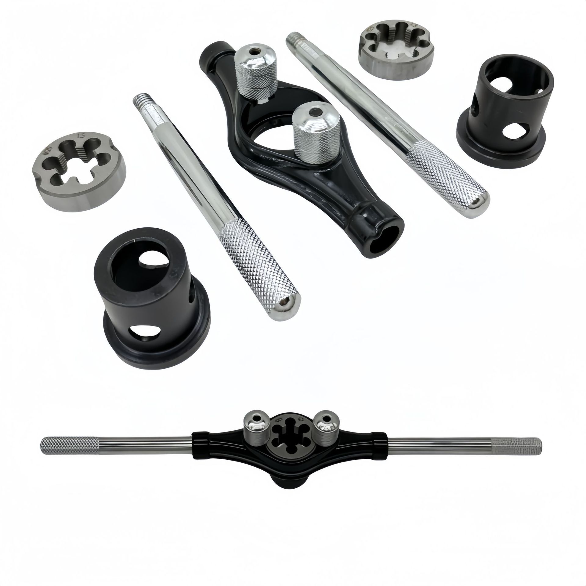 A 5-piece set of dedicated wire conduit thread repair kit for wire conduit thread repair Specification drawing