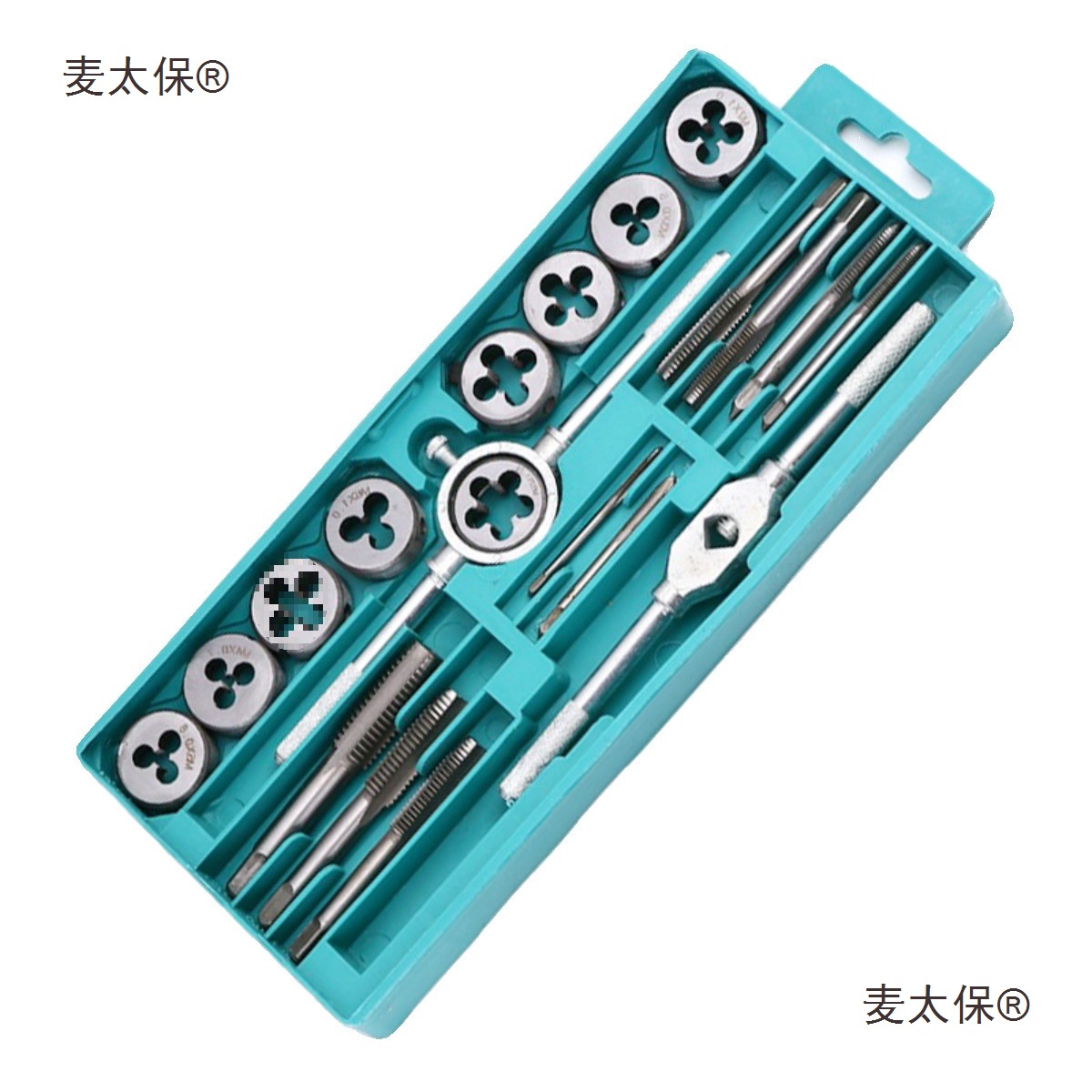 Tap, die, screw, tapping wrench, manual tapping machine, drill bit, threading, winch, combination set, five Mai Tai Bao Item Picture