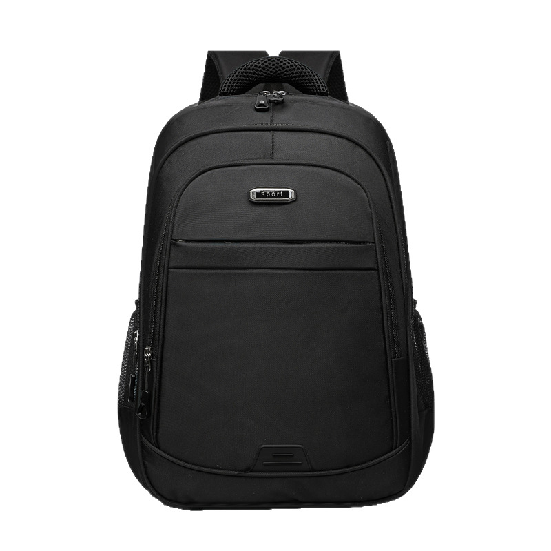 Factory wholesale men's large-capacity backpacks, casual schoolbags for junior high school, senior high school and college students, simple travel computer backpacks Item Picture