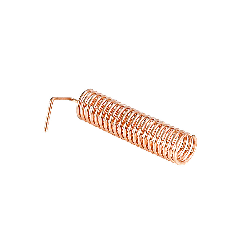 Brass electrical appliance 433 built-in antenna spring Phosphor bronze sensor helical antenna 433 bent helical antenna spring Item Picture