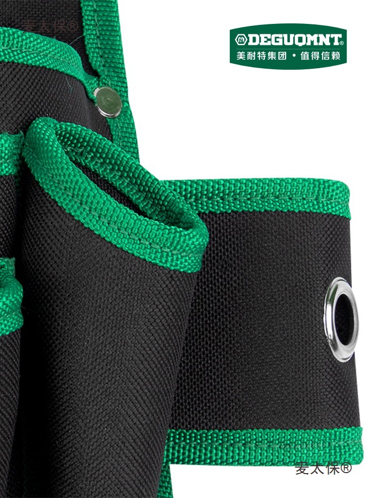 Menait electrician special tool bag crossbody bag, multi-functional quick-hanging installation tool bag for woodworking ground, belt, Maitaibao Specification drawing