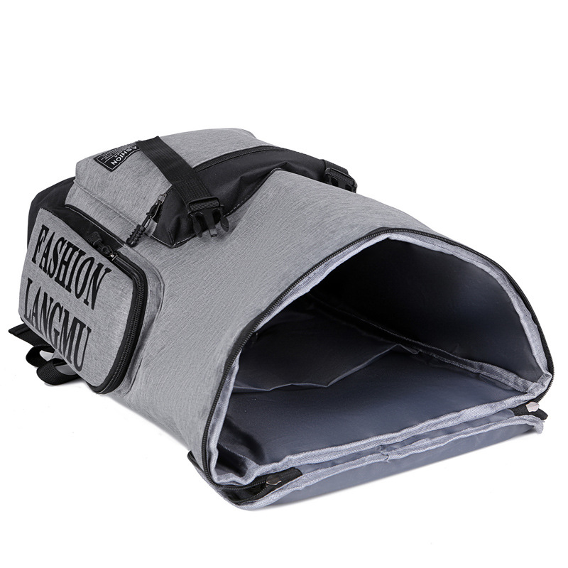 Wholesale of new large-capacity backpacks, simple, fashionable and trendy student schoolbags, travel and business lightweight computer backpacks Application Scenario