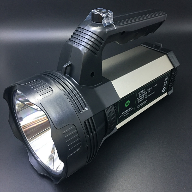 Free shipping LED7313DP rechargeable high-intensity flashlight, aluminum alloy portable light, searchlight, super bright outdoors Specification drawing