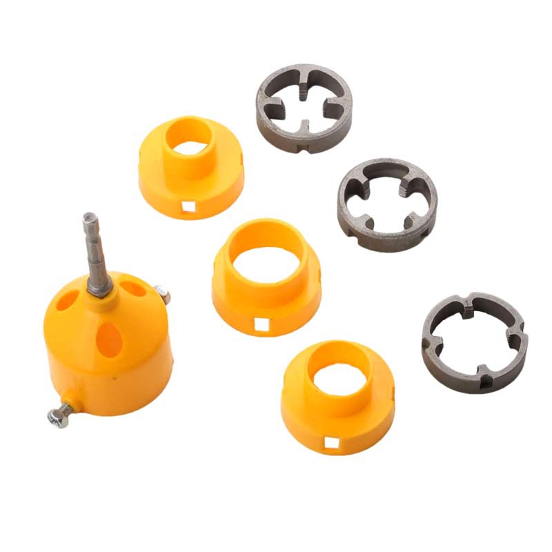 6-piece set of pipe thread, plastic pipe thread, easy threading, cross-border export manufacturer, tap wrench set Specification drawing