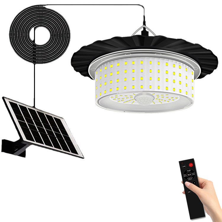 Cross-border best-selling solar chandeliers, split-type solar indoor and outdoor pavilion lights, LED outdoor garden and courtyard lights Item Picture