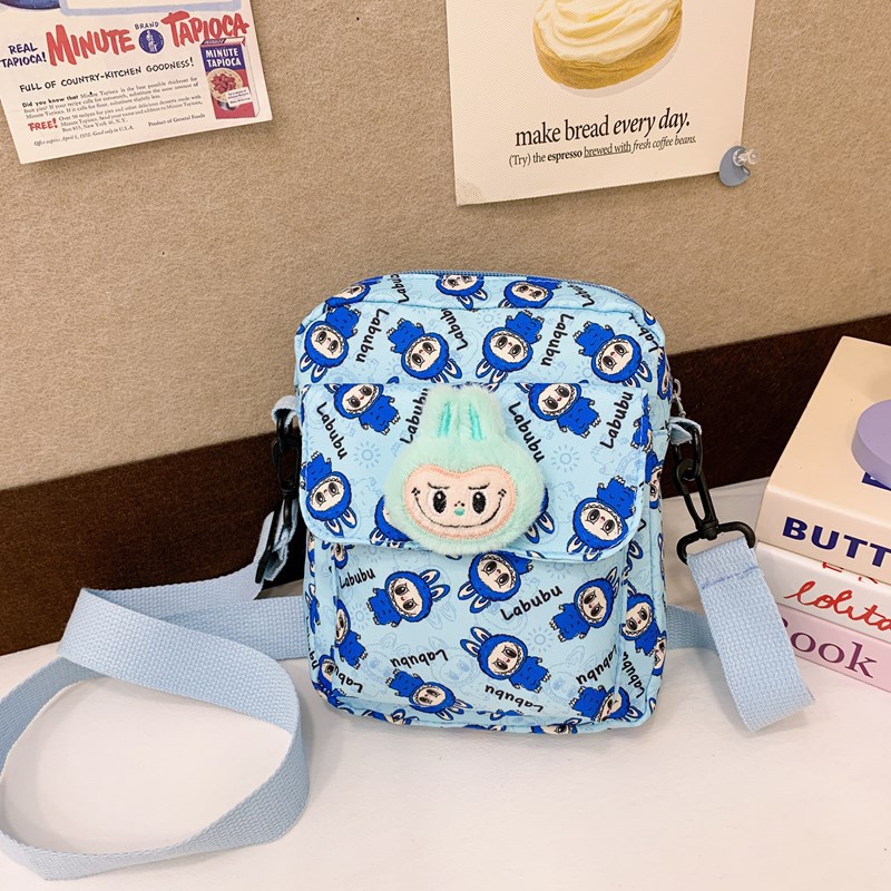 Winter fresh and simple cartoon single-shoulder crossbody bag, high appearance level, cute Melody Kuromi, stylish and trendy small backpack details Picture