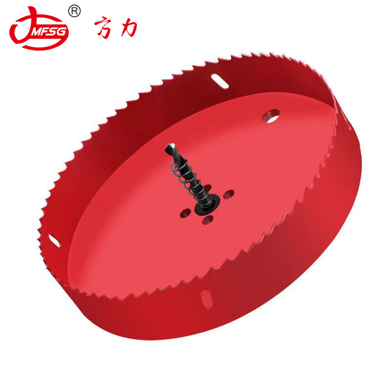 M42 Bimetallic woodworking hole drill, gypsum board, plastic iron downlight, drill bit positioning and hole drilling tool manufacturer wholesale Application Scenario