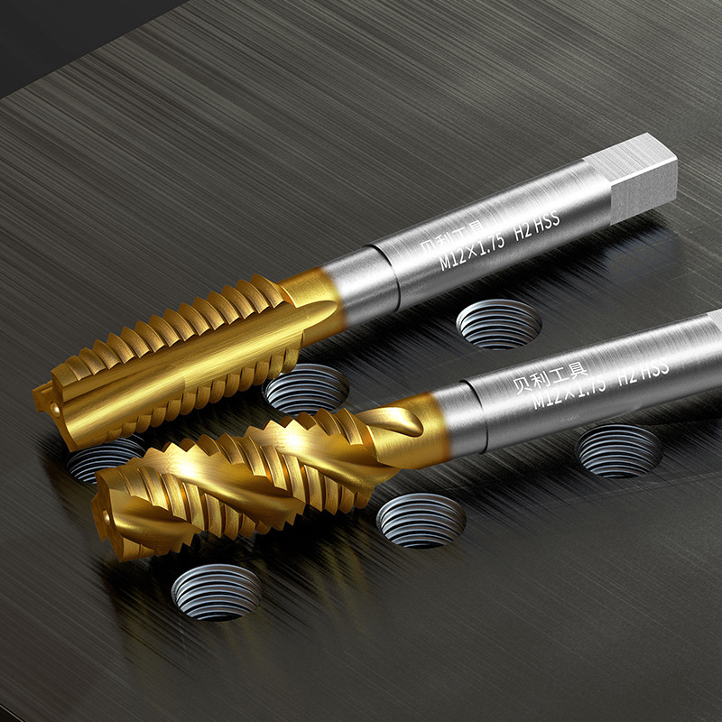 Titanium plating machine taps, spiral tip taps, stainless steel special tapping and tapping drill bits M3, M4, M5, M6, M8, M10 Application Scenario