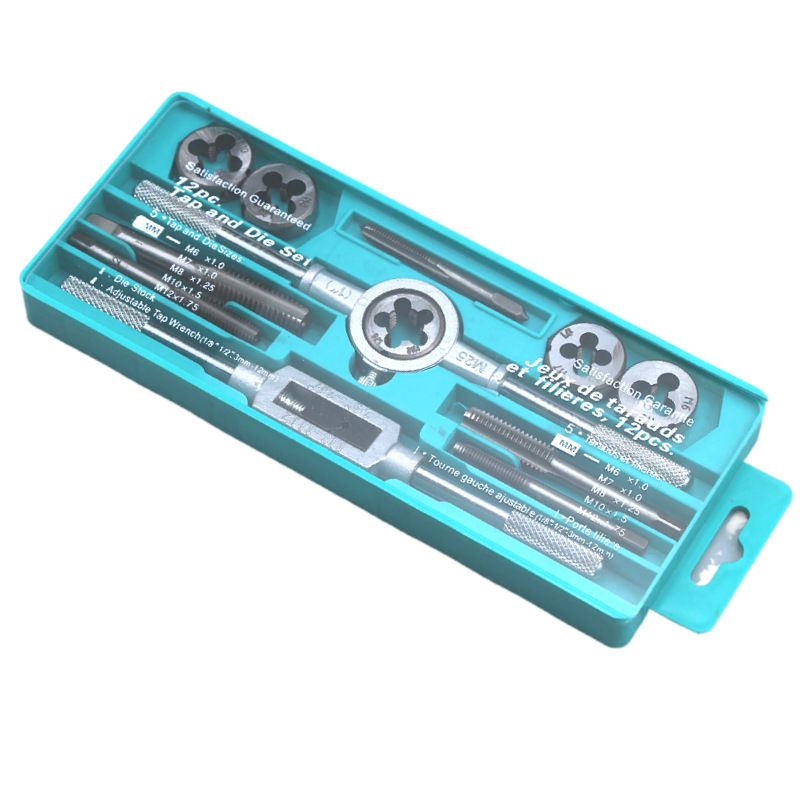Wholesale of metric alloy steel tap and die combination sets, taps, wrenches, winch stands, manual special hardware tools undefined