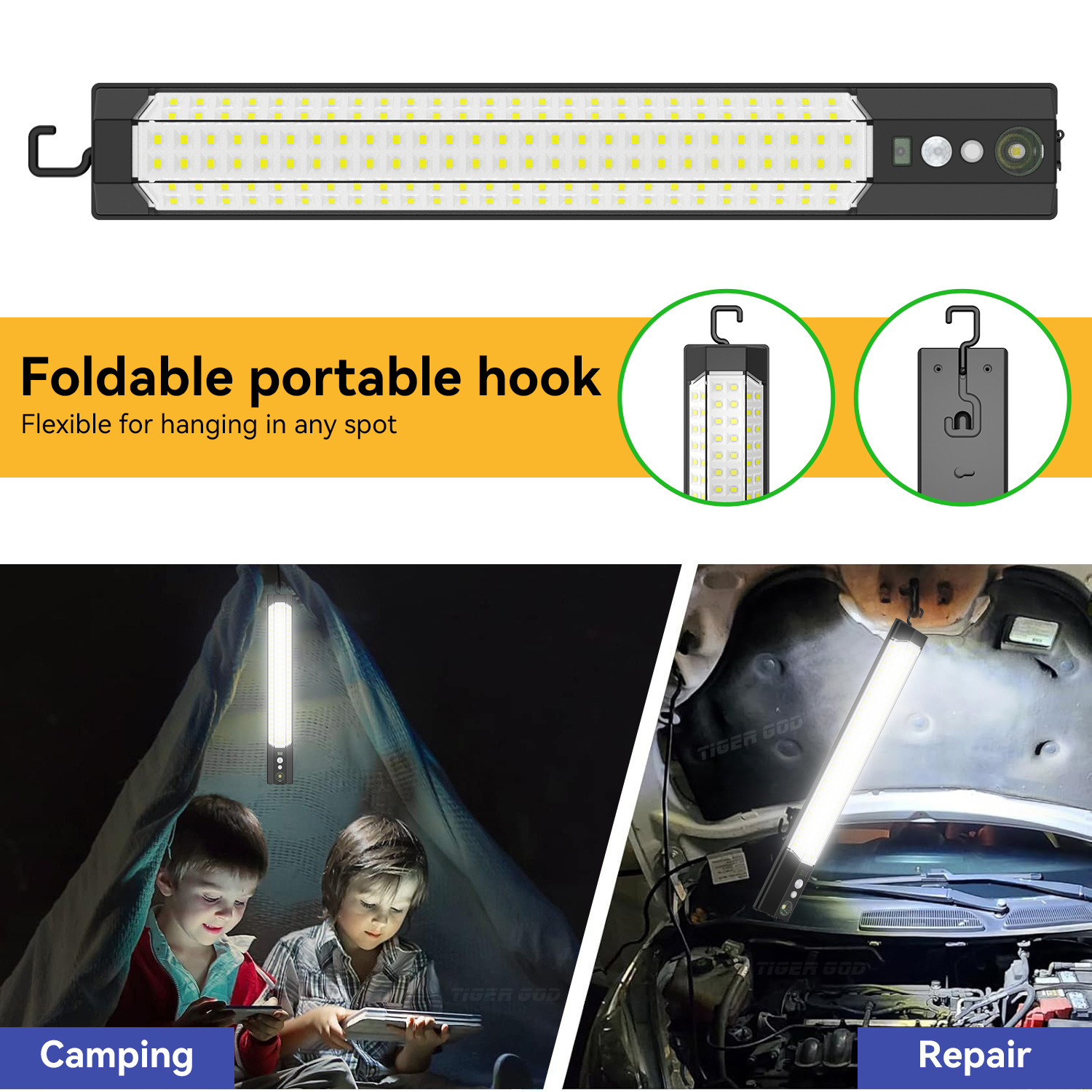 New private mold outdoor remote control one-to-two solar lamp, outdoor landscape courtyard garden lamp, camping LED chandelier Application Scenario