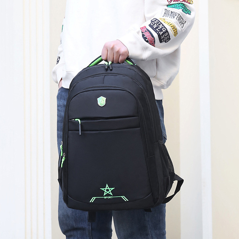 Wholesale of new backpacks, casual and simple business computer backpacks, large-capacity middle school schoolbags, and outdoor travel bags Specification drawing