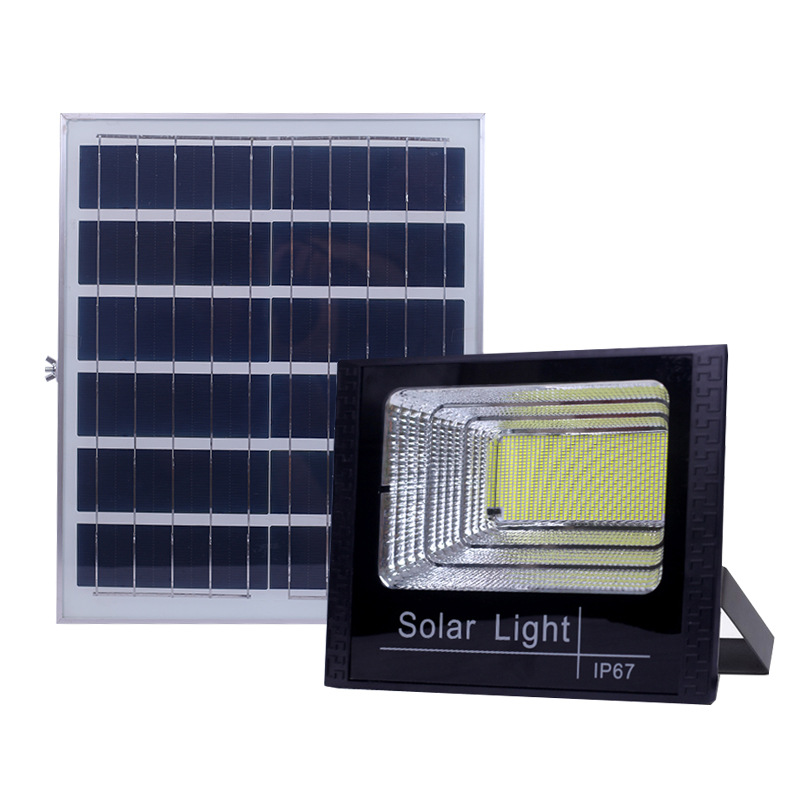 Cross-border single indicator light solar floodlight, outdoor courtyard lighting, led street lamp for street stalls, street stall floodlight Item Picture