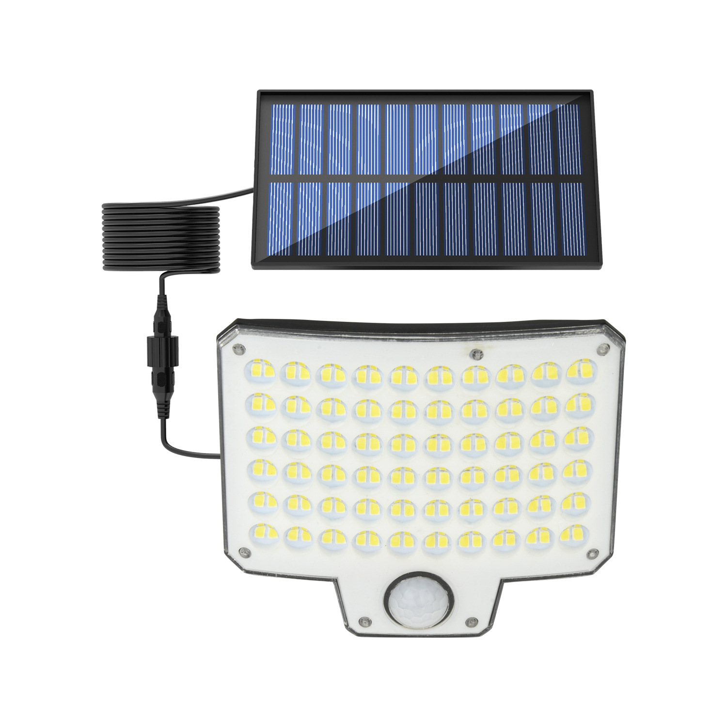 2024 New cross-border high-brightness human-sensing courtyard multi-functional outdoor wall lighting road split street lamp Item Picture
