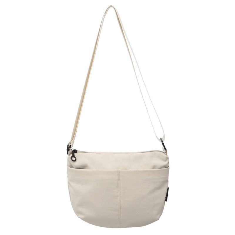 Cross-border solid-color cotton jacket, small crossbody bag, simple and lightweight, multi-layered, versatile mobile phone bag, casual fabric bag, single-shoulder crossbody bag Item Picture