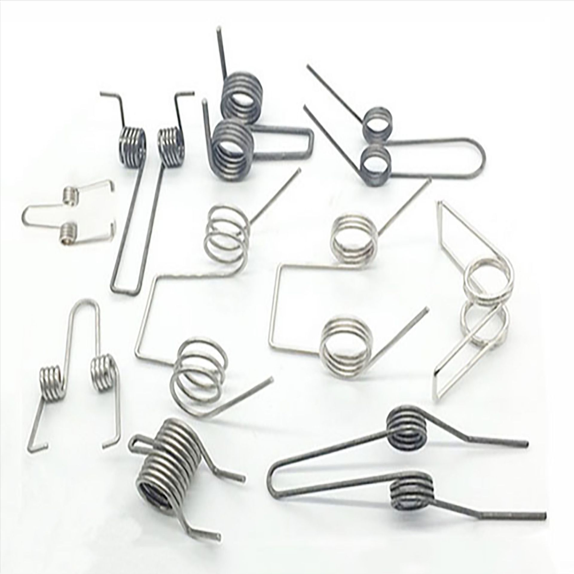High-temperature resistant and wear-resistant torsion special-shaped single and double torsion torsion springs, mechanical stainless steel and carbon steel torsion springs factory wholesale undefined