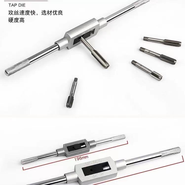 110 metric tap and die set, hand tap wrench, die winch, metric tap combination set Application Scenario