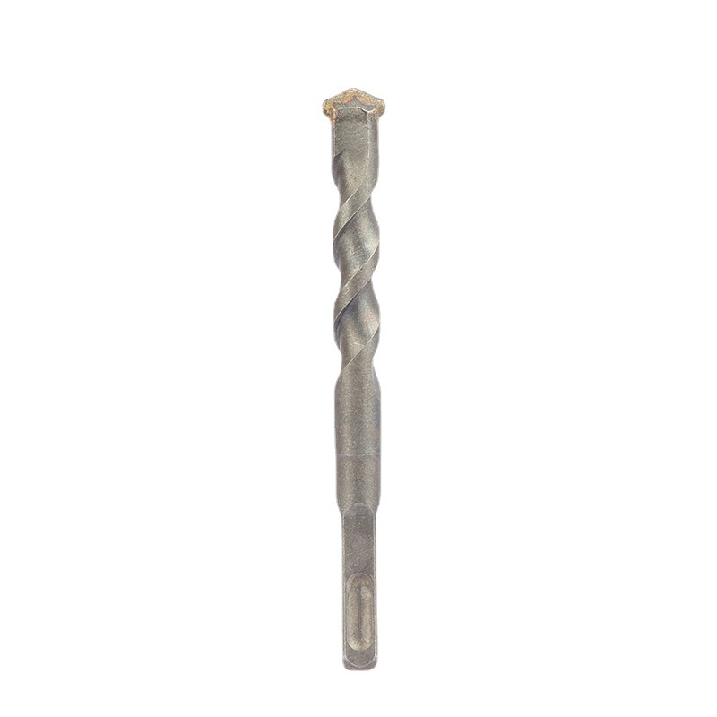 Square-handled four-pit hard alloy electric hammer drill bit, concrete cement wall construction drilling and wall-penetrating impact drill bit Item Picture