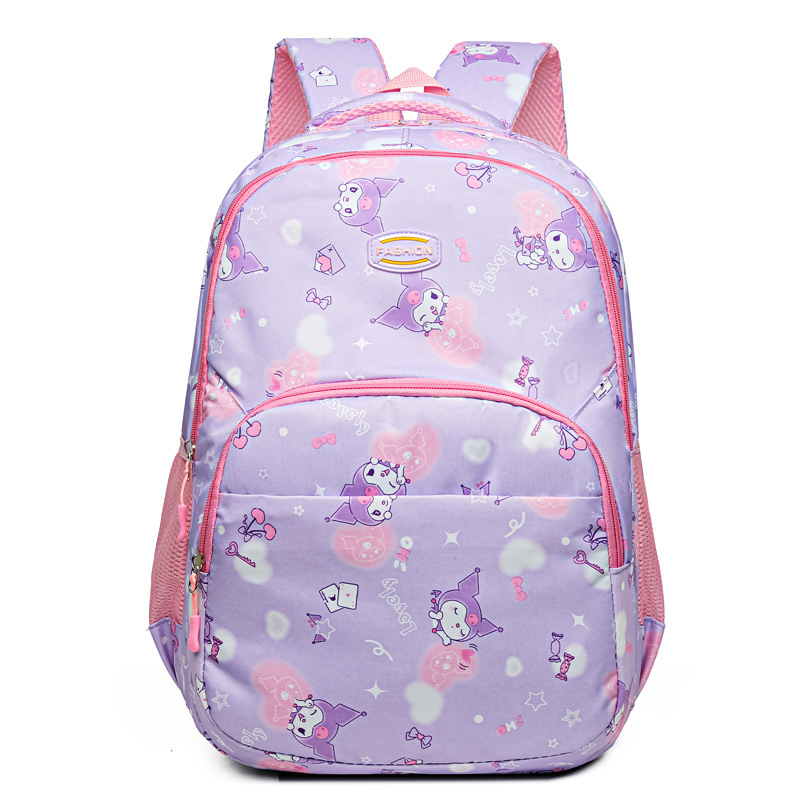 Wholesale new type of girls' backpacks for grades 1-6, large-capacity primary school bags, sweet, cute, light and casual Item Picture