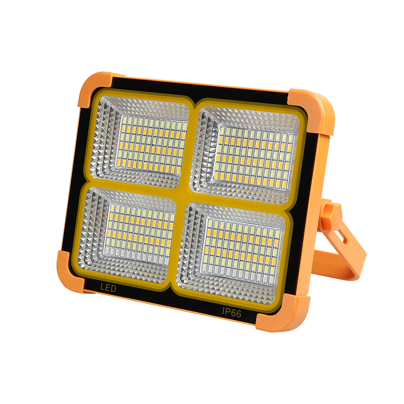 Cross-border solar lamps, hand-held lamps, rechargeable floodlights, portable street stall outdoor lamps, multi-functional camping emergency lamps Item Picture