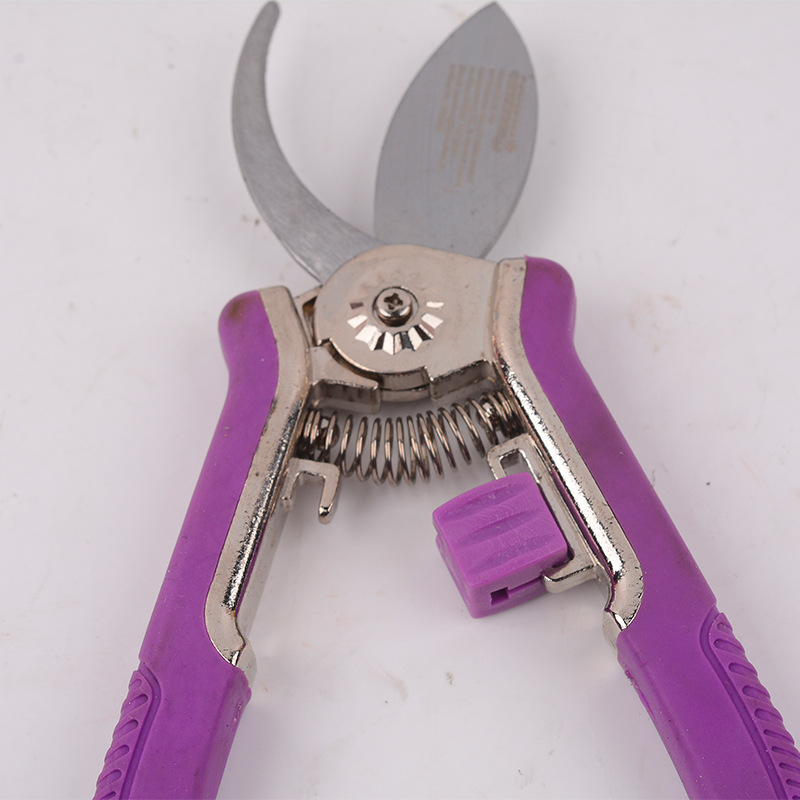 New type of branch curved blade flower art scissors for home flower shops, stainless steel flower branches, small branch scissors, tender branches, potted plants and fruit branches Application Scenario