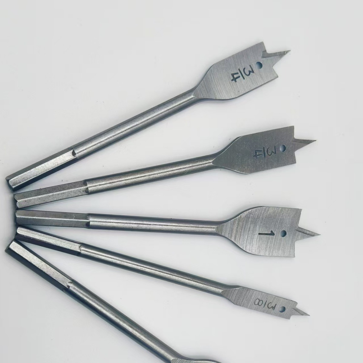 Flat-pointed woodworking flat drill hole opener, British standard drill bit positioning and reaming machine, woodworking hole opener and punching machine details Picture