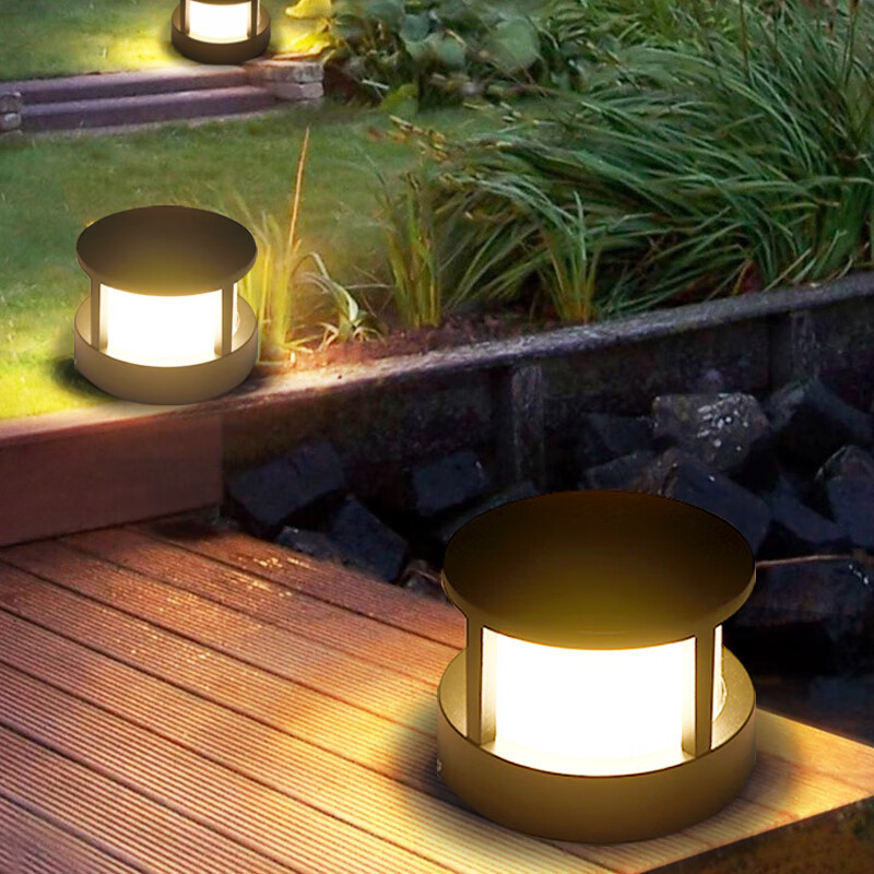 Cross-border outdoor wall lamps, column lamps, courtyard lawn lamps, fence column lamps, waterproof garden villa landscape small wall lamps Specification drawing