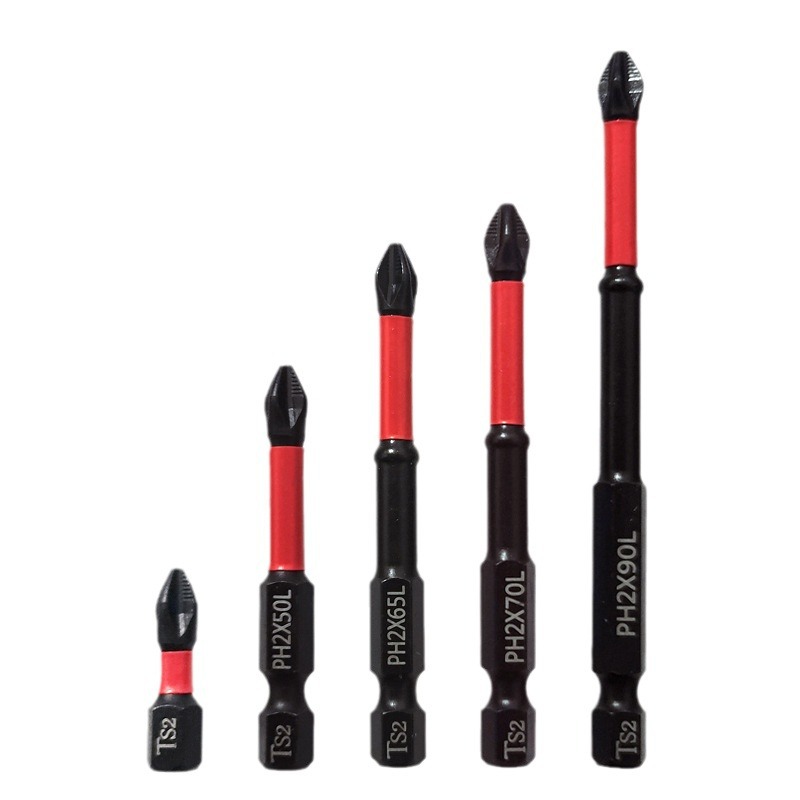 Upgraded anti-slip, impact-resistant and torque screwdriver bit S2 PH2 industrial-grade screwdriver tip strong magnetic wind screwdriver bit Item Picture