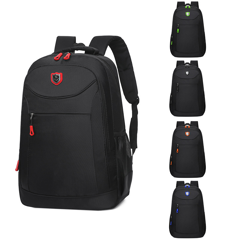 New men's backpack, large-capacity casual travel backpack, college student schoolbag, simple computer business fashion bag full figure
