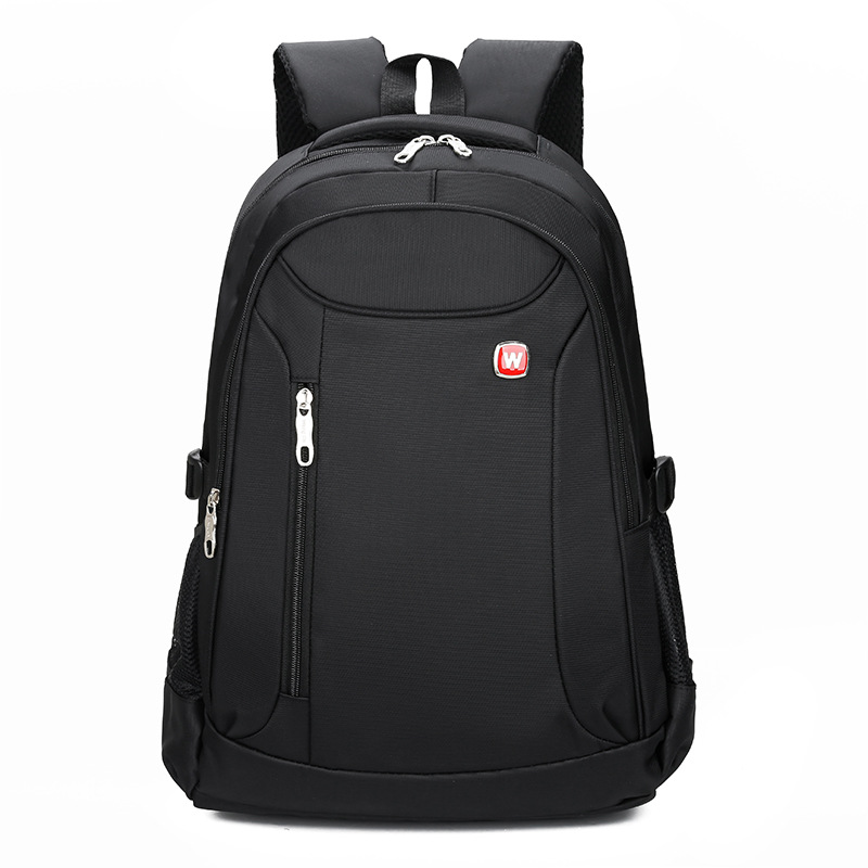 2021 New student schoolbags, men's backpacks, simple and fashionable business bags, large-capacity travel backpacks full figure