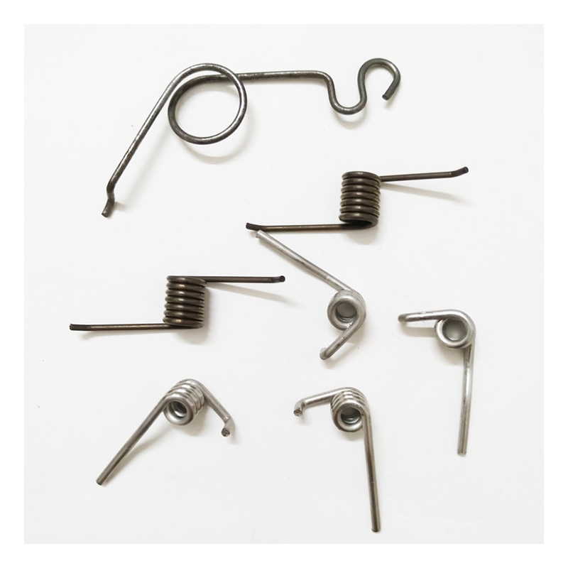 The manufacturer customizes torsion spring clips, push-type switches, torsion springs, stainless steel double torsion springs, and special-shaped small torsion springs Item Picture